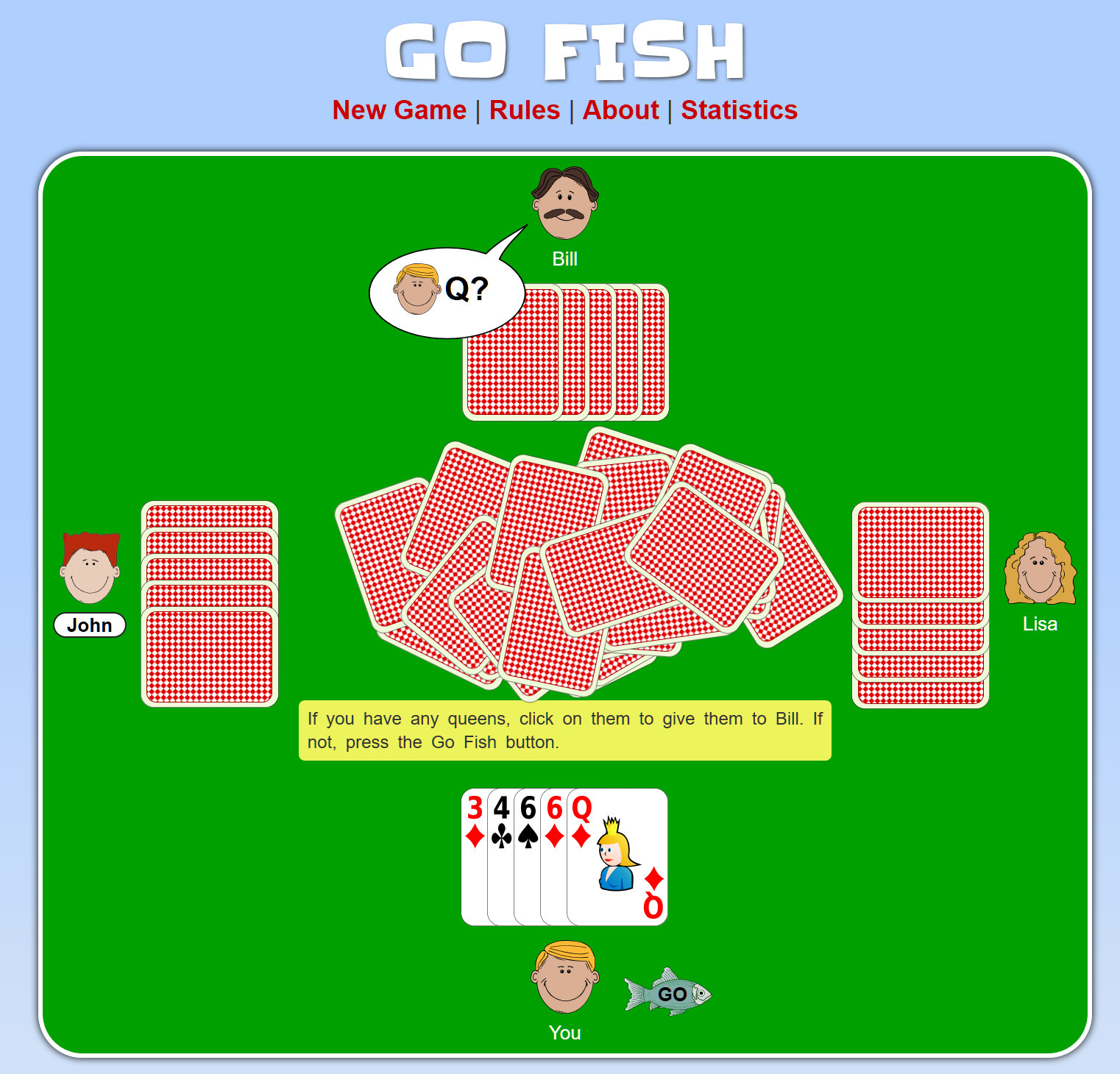 Play Go Fish Online