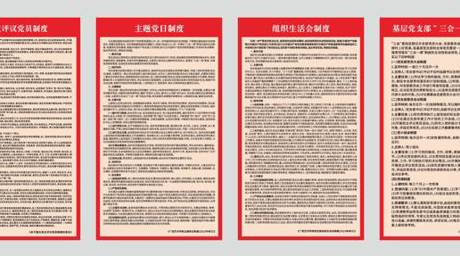 广西艺术公司党建工作样板支部——EMC易倍体育党支部工作制度